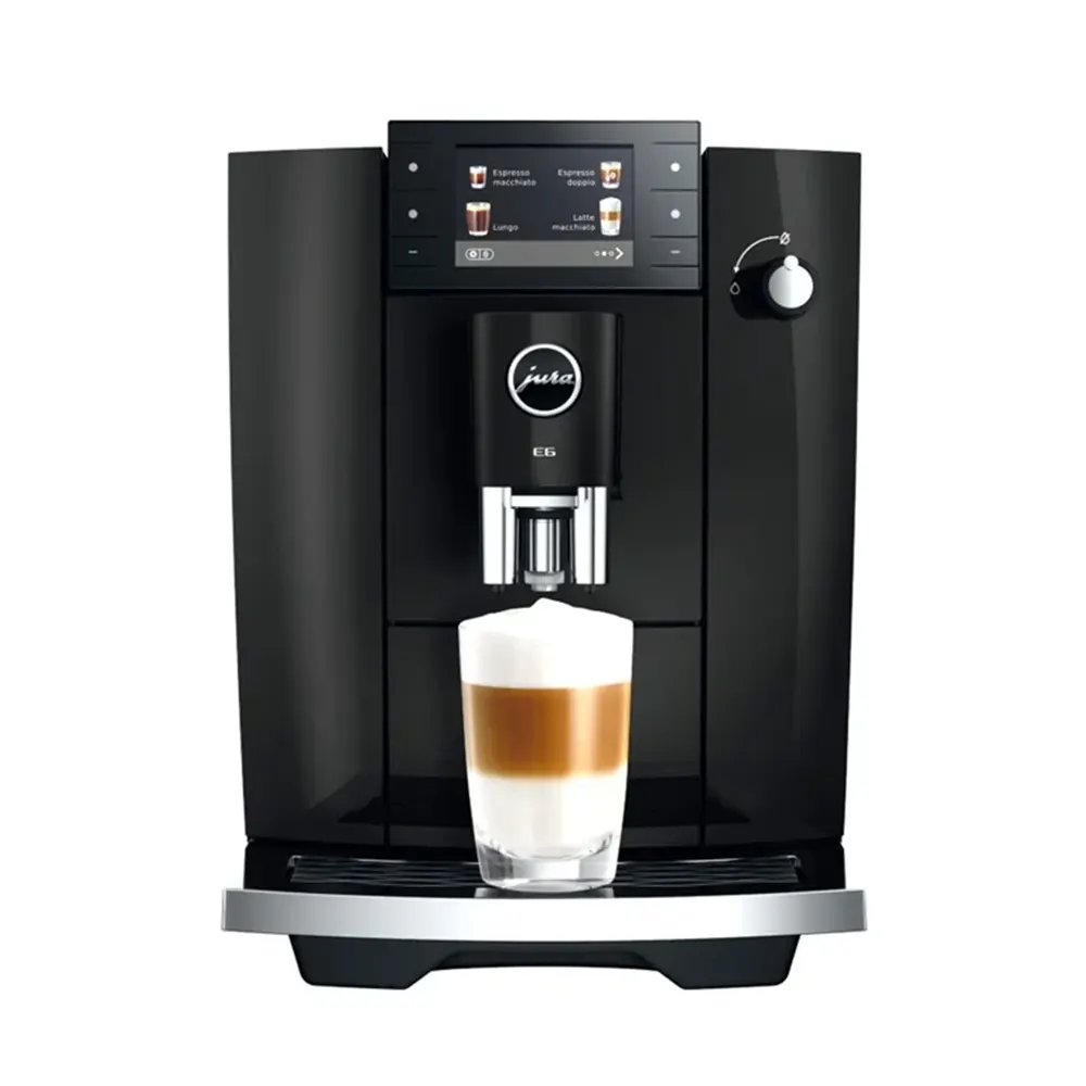 JURA E6 Piano Black (ED) - automatický kávovar