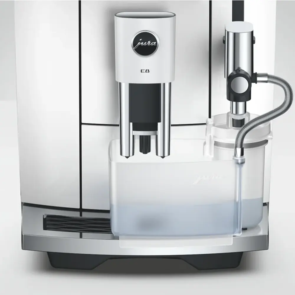 JURA E8 Piano White (ED) - automatický kávovar