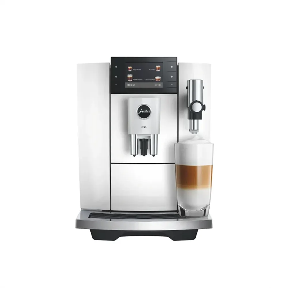 JURA E8 Piano White (ED) - automatický kávovar